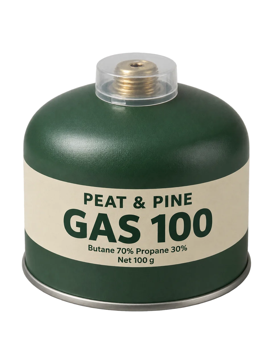 Peat & Pine Gas 100 Screw-Thread Canister in Forest Green
