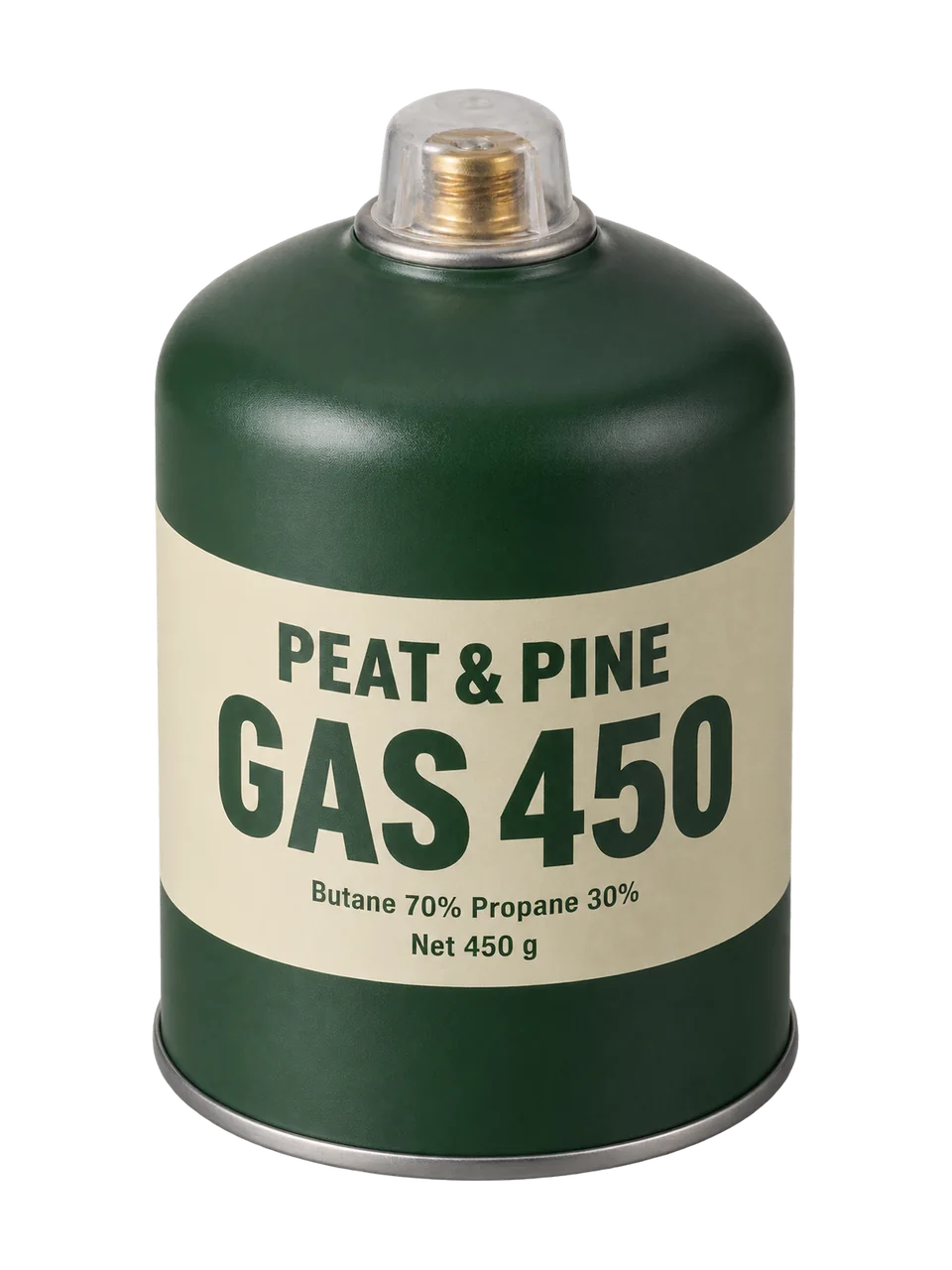 Peat & Pine Gas 450 Screw-Thread Canister in Forest Green