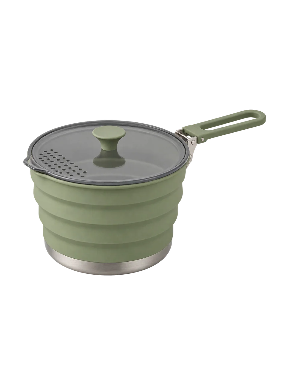 Peat & Pine Sycamore 1.2L Collapsible Pot in Sage Green