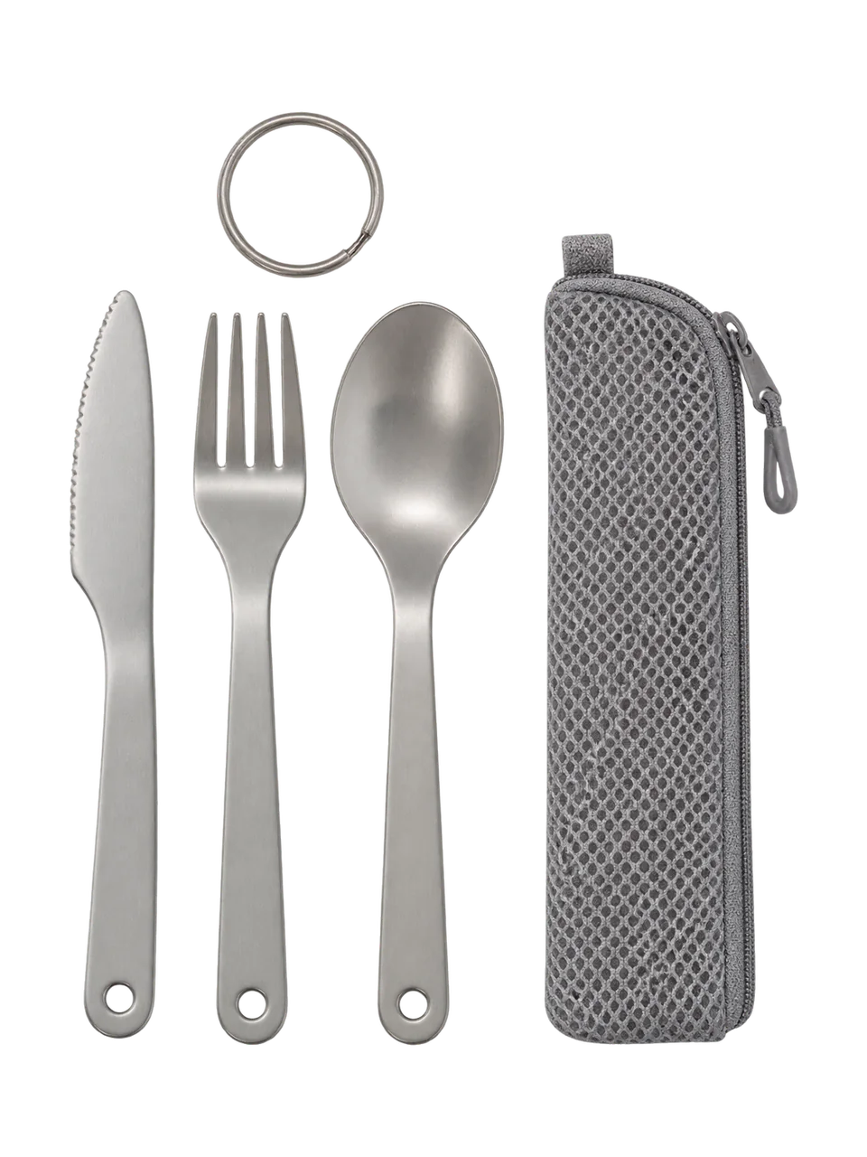Peat & Pine Hazel Clip-Together Cutlery Set in Silver