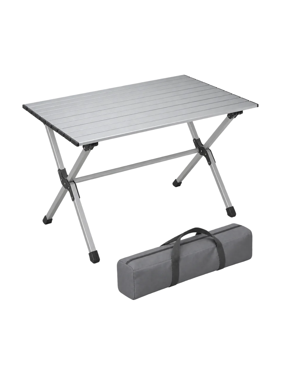 Lowfold Orchard Roll-Top Table in Silver