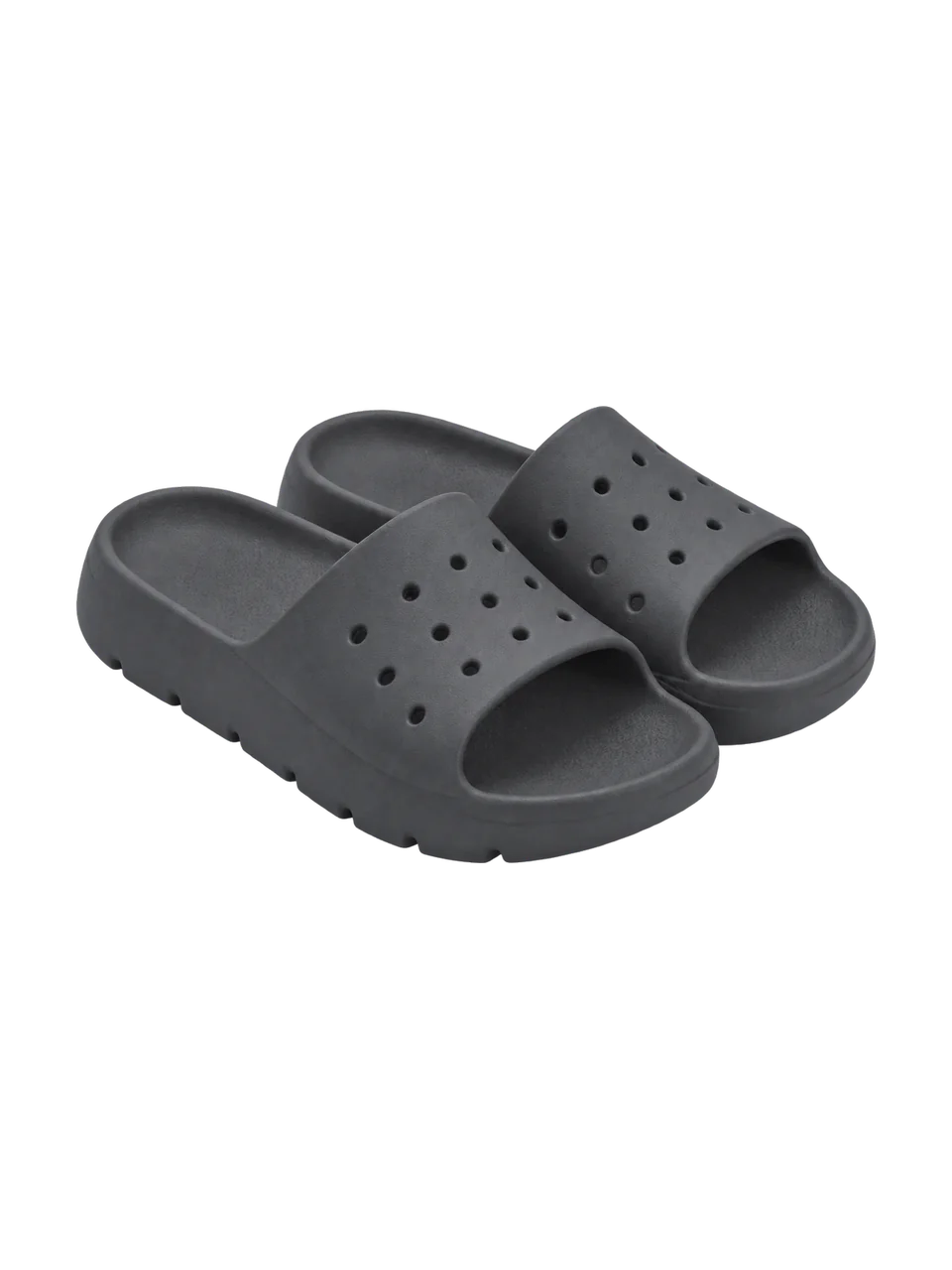 Scree Line Pumice Recovery Slide in Charcoal
