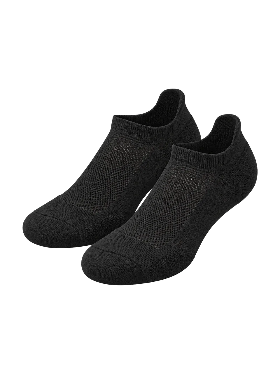 Heddle Sock Co Treadle Trail Ankle Sock in Black