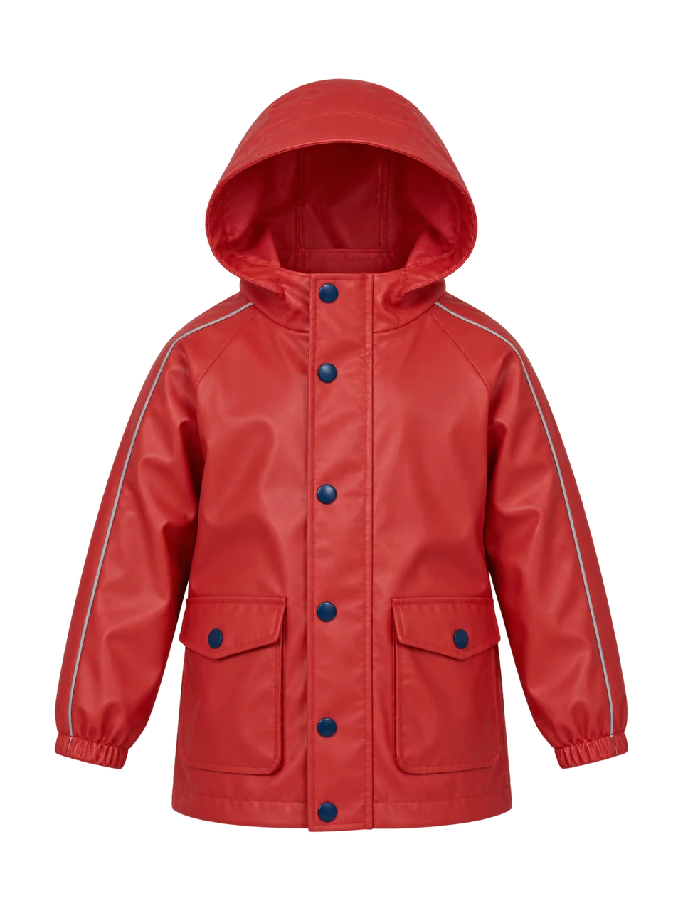 Tystie Kids' Voe Rain Jacket in Red