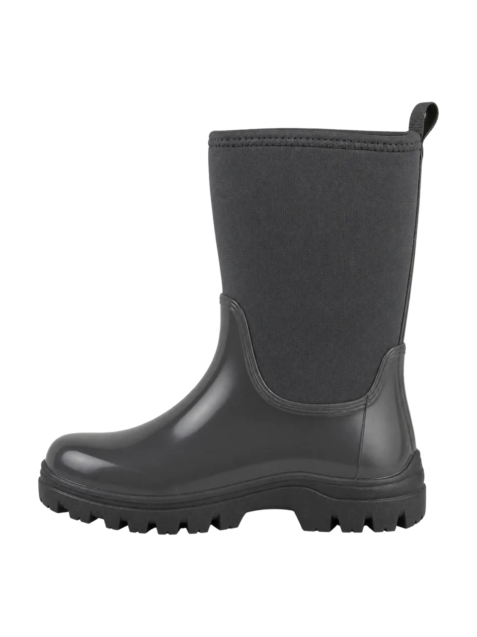 Tystie Kids' Shalder Neoprene Wellies in Charcoal