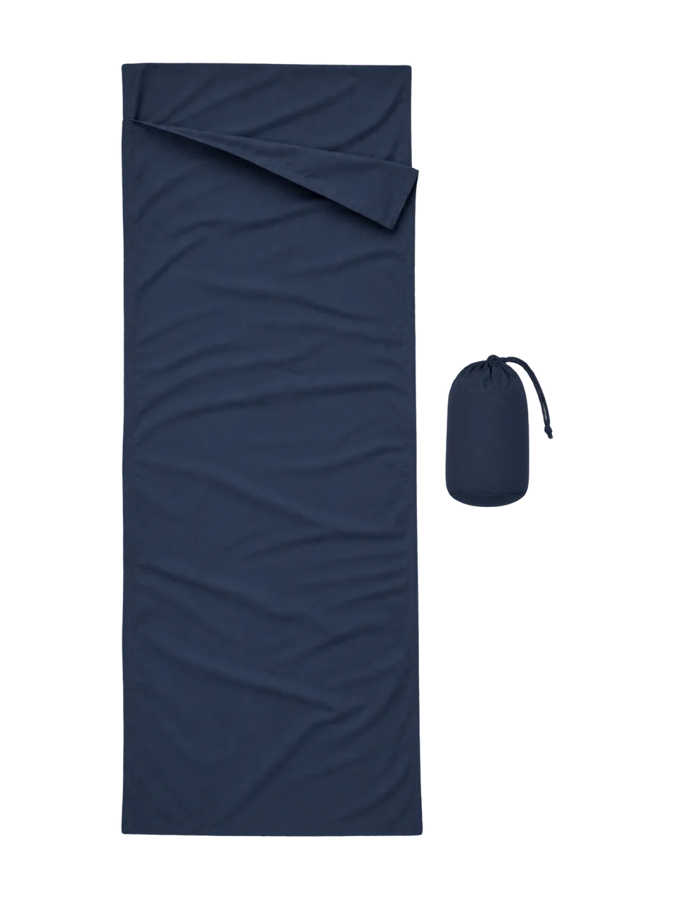 Tor & Combe Kaolin Cotton Sleeping Bag Liner in Navy