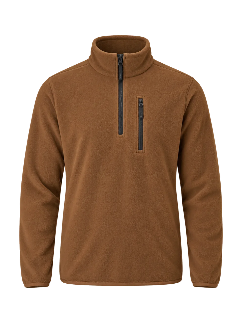 Hale Men's Stell Half-Zip Fleece in Bracken