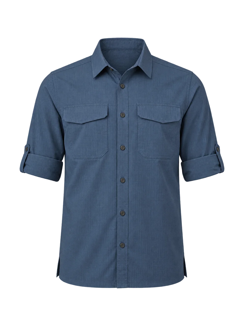 Hale Men's Thwaite Long Sleeve Walking Shirt in Tarn