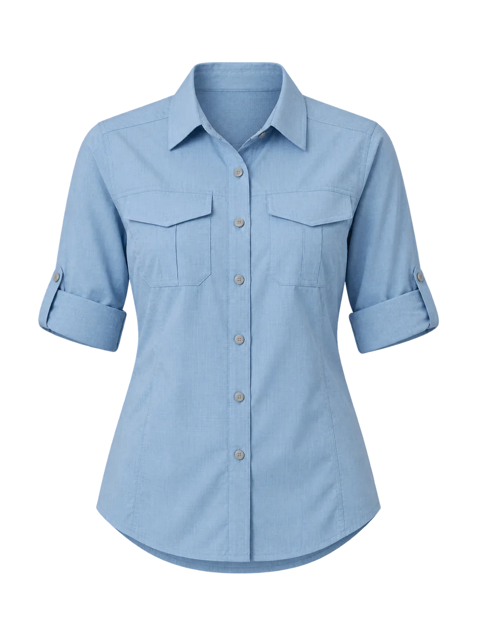 Hale Women's Thwaite Long Sleeve Walking Shirt in Sky