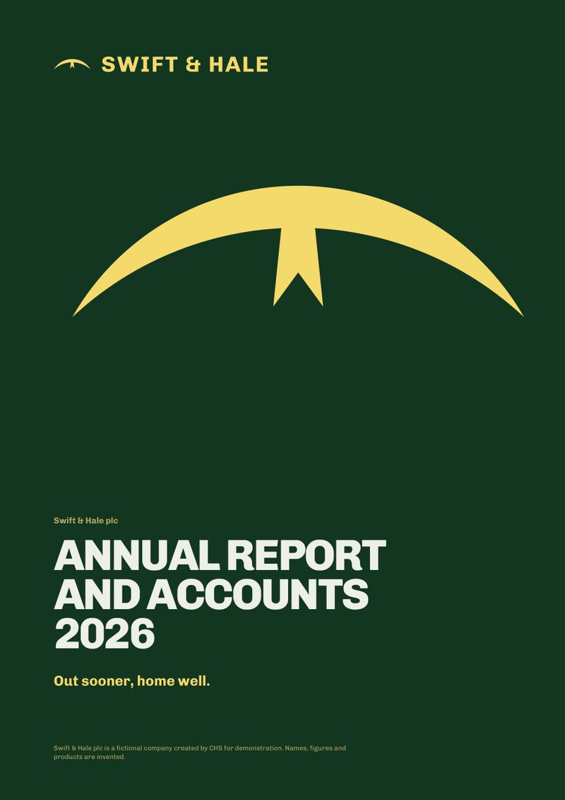 Cover of the Swift & Hale Annual Report and Accounts 2026